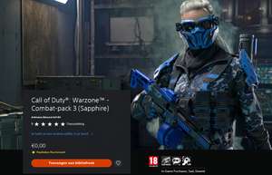 Call of Duty: Warzone - Combat-pack 3 (Sapphire)