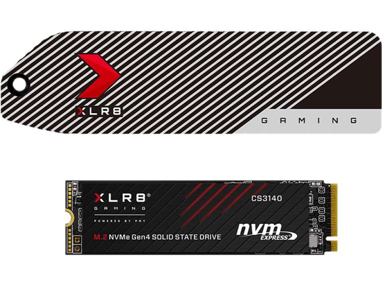 PNY XLR8 CS3140 M.2 NVMe Gen4 1 TB SSD met Heatsink voor PS5