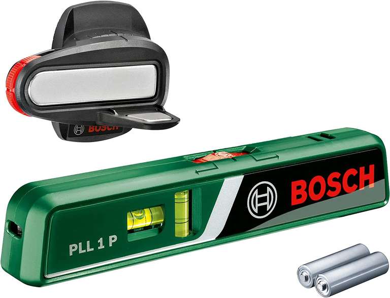 Bosch Laser Spirit Level PLL 1 P(Working range up to 20m, measuring accuracy +/- 0.5 mm/m, in cardboard box)