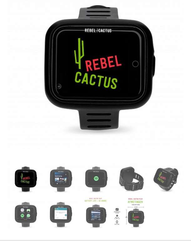 Rebel Cactus GPS kindersmartwatch
