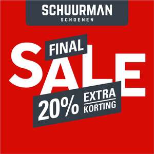 Sale: alles 20% extra korting - o.a. Nike / adidas / Vans / Timberland