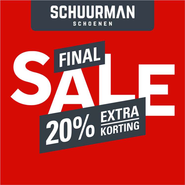 Sale: alles 20% extra korting - o.a. Nike / adidas / Vans / Timberland