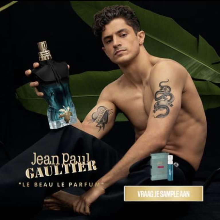 Gratis sample Le Beau Le Parfum van Jean Paul Gartier