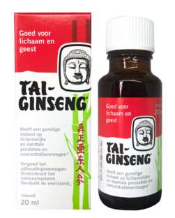 Gratis fles Tai-Ginseng aan te vragen ( Het mysterieuze doosje )
