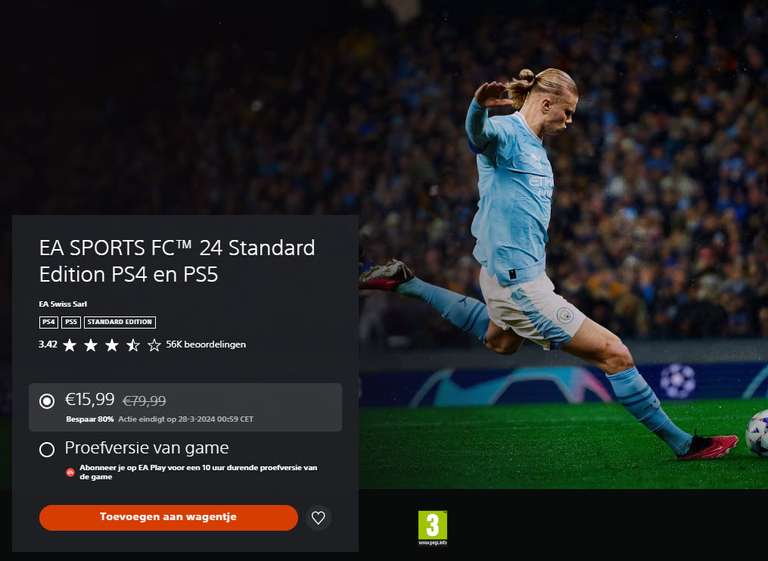 EA SPORTS FC 24 Standard Edition PS4 en PS5 [Playstation store]