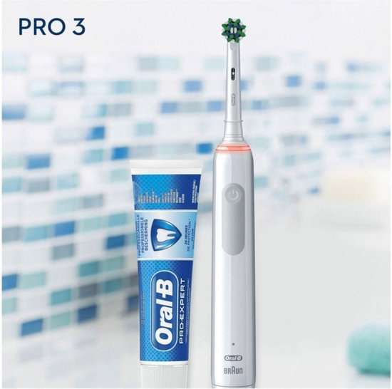 Oral-B Pro 3 3800 Elektrische tandenborstel + Tandpasta