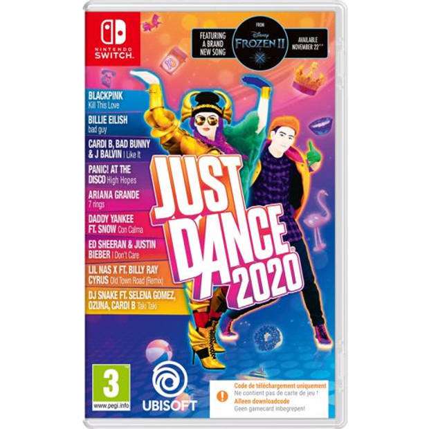 Just Dance 2020 switch (code in a box) voor €5 met gratis verzending @ Blokker