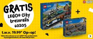 GRATIS LEGO City treinrails 60205 bij aankoop van nieuwe Lego-treinsets