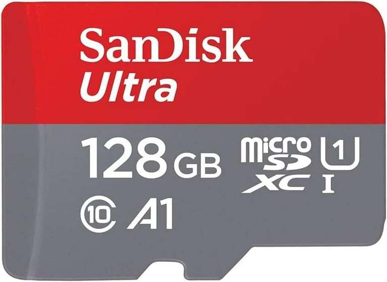 SanDisk 128GB Ultra MicroSDXC Voor Chromebook UHS-I-Kaart + SD-Adapter