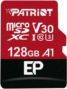 Patriot 128GB EP A1 U3 SDXC memory card 4,95 bij amazon NL