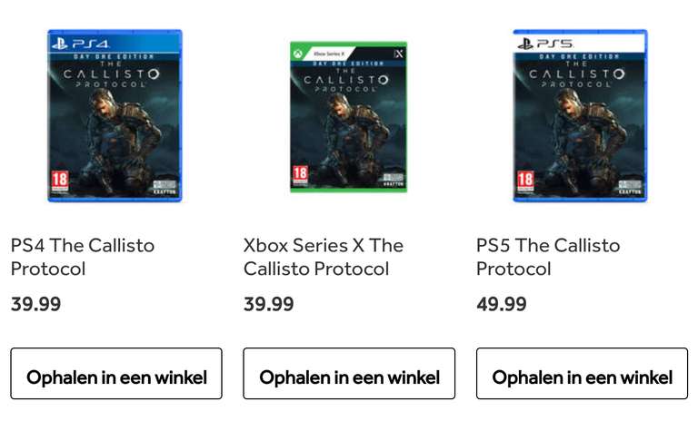 The Callisto Protocol PS4/XboxSeriesX