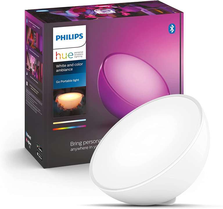 Philips Hue Go Draagbare Tafellamp – Draadloos (Bespaar € 14,79 bij het afrekenen)