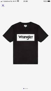 Wrangler short sleeve logo tee Black