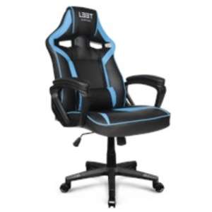 L33T Extreme Gaming Chair - Blue - Zwart / Blauw - PU Leer - Tot 100 kg