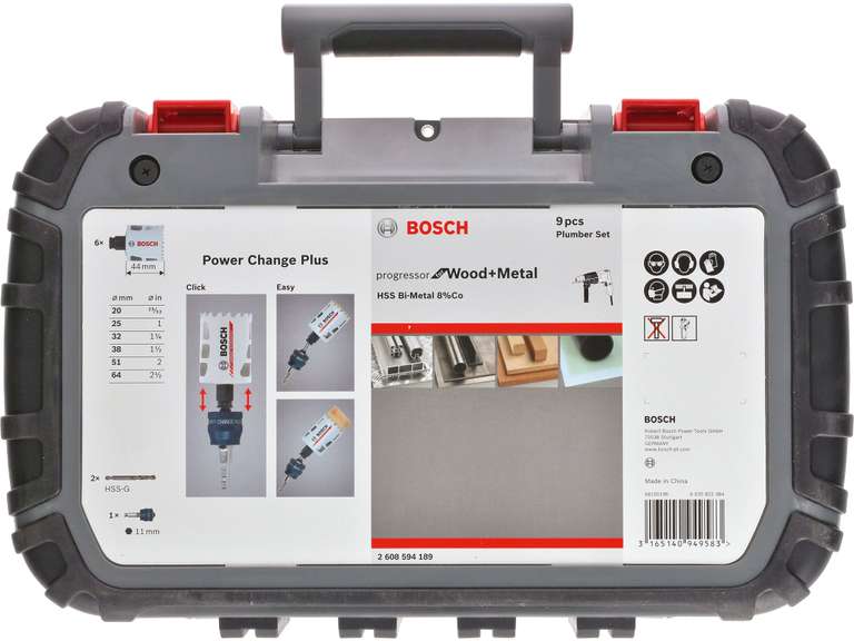 Bosch Professional 9-delige Bi-Metalen Progressor Gatzagenset
