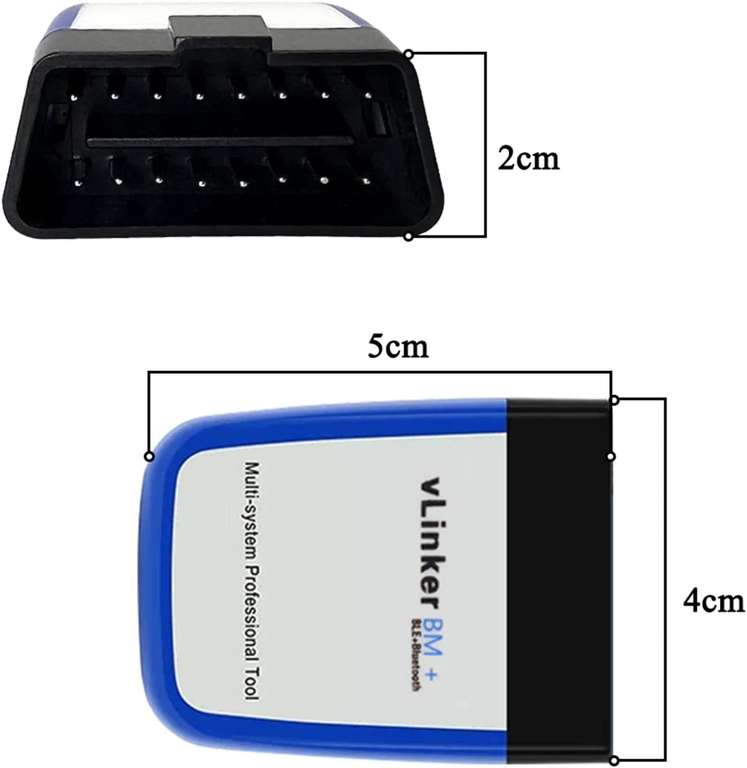 vLinker BM+ OBD2 Bluetooth scanner: uitlezen/coderen van o.a. BMW en MINI (zie omschrijving)