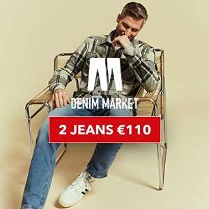 2 jeans voor €110 bij Jeans Centre