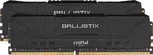 Crucial Ballistix Zwart 16GB Kit 2x8GB DDR4-3600 CL16 16 GB DDR4 MHz DIMM (BL2K8G36C16U4B)