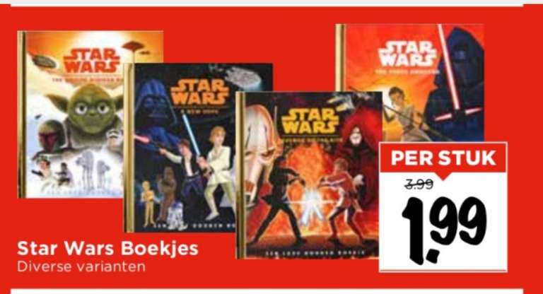 Star Wars Gouden boekjes voor 1,99 euro @Vomar