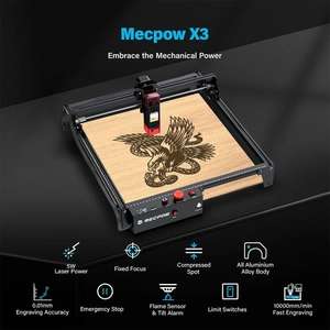 Mecpow X3 5W lasergraveermachine voor €129 @ Geekbuying