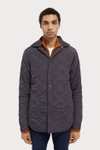 Scotch & Soda reversible quilted shirt / shacket