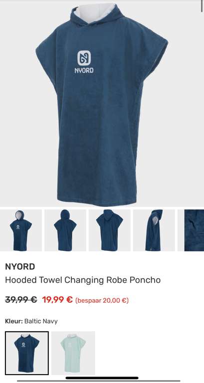 Diverse Billabong changing robe poncho badjas