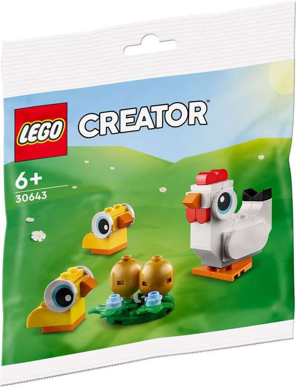 Gratis Easter Chicken Polybag 30643 bij 20 euro besteding aan Lego bij de Intertoys