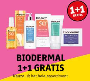 Biodermal 1+1 gratis bij Kruidvat