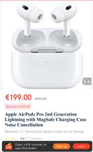 Apple AirPods Pro 2nd Generation Lightning with MagSafe Charging Case Noise Cancellation