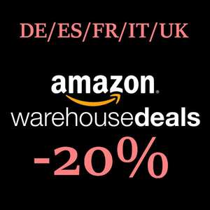 -20% extra korting op een selectie Amazon Warehouse producten @ Amazon DE / ES / FR / IT / UK
