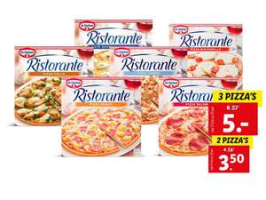 Blue monday: Dr Oetker Ristorante 3 pizza's voor 5 euro