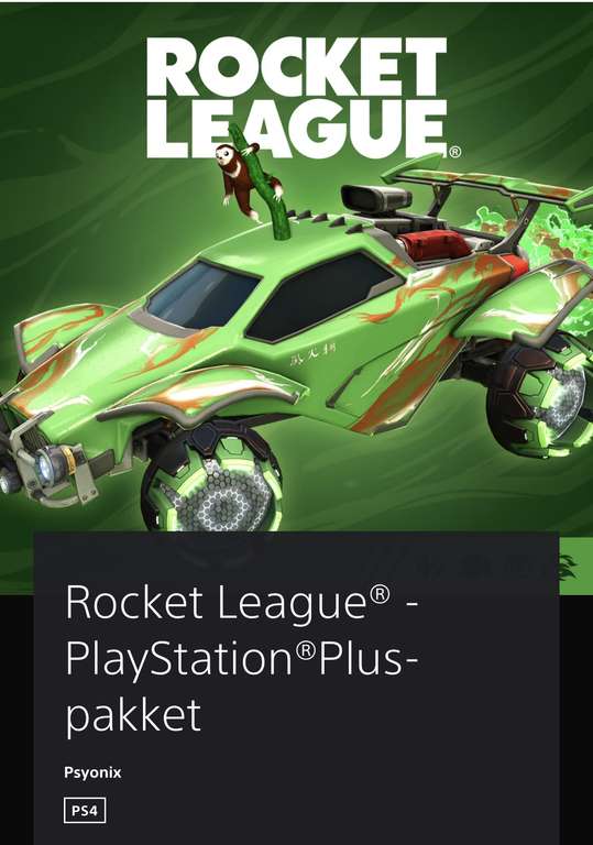 Rocket League PlayStation Plus pakket