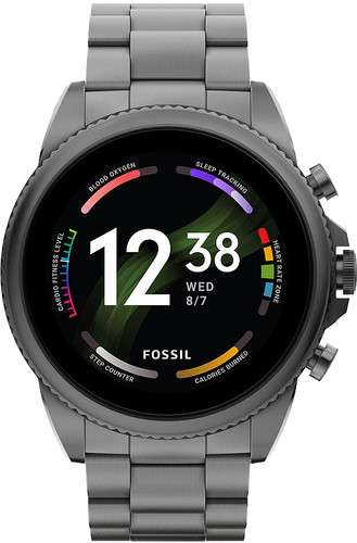 Fossil Gen 6 Smartwatch FTW4059 met metalen band