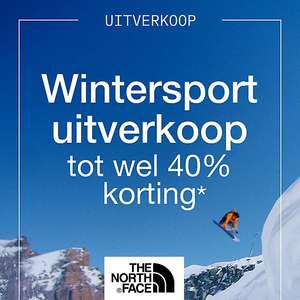The North Face: wintersport uitverkoop tot -40% (-10% extra met XPLR pas va €100)