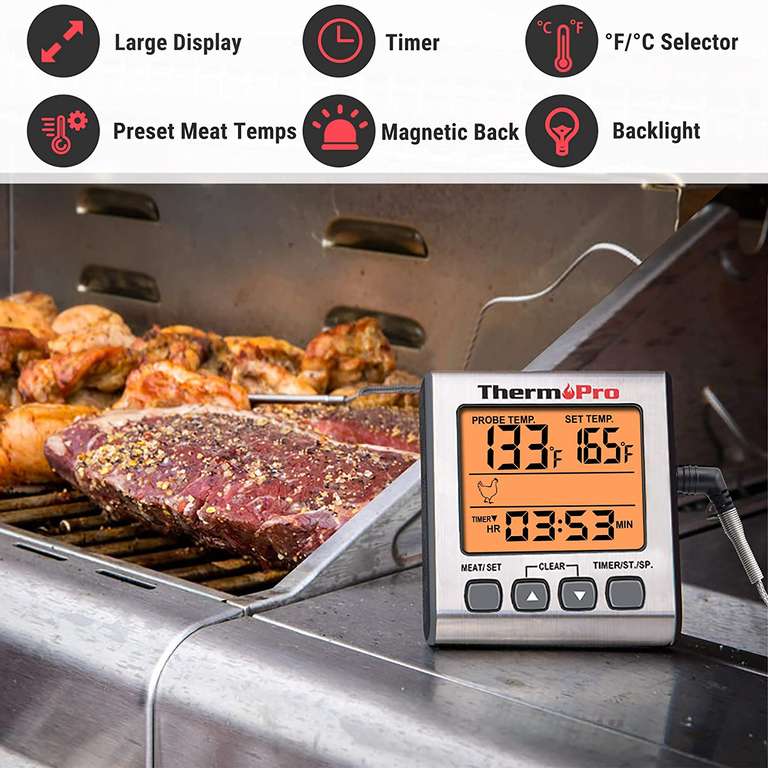 ThermoPro TP16S - Digitale BBQ thermometer
