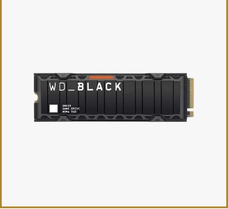 WD_BLACK SN850 NVMe SSD 2TB met heatsink voor PS5