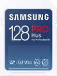 Samsung PRO Plus 128GB SD Kaart SDXC UHS-I U3 160MB/s