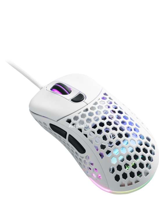 Lightweight Sharkoon muis (-25% kassa korting) met zeer goede sensor, dpi, switch en extra mouse feet
