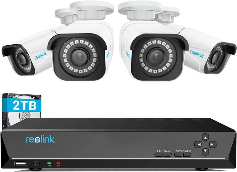[Prime] Reolink RLK8-800B4-A PoE 4K 8MP Camerasysteem voor €502,49 @ Amazon.nl