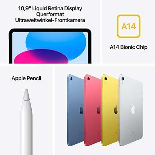 2022 Apple 10,9" iPad (Wi-Fi, 64 GB) - Blau (10.gen.)