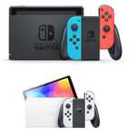 Nintendo Switch OLED - Neonrood/blauw en wit