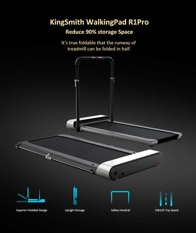Xiaomi Kingsmith WalkingPad R1 Pro inklapbare loopband voor €339 @ Gshopper