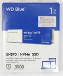 WD Blue SN570 1TB NVMe SSD TLC 3000+ MB/s