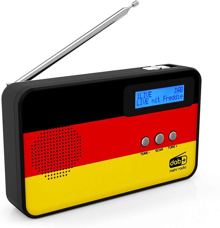 Sky vision DAB+ Radio 100 (Duitse vlag versie)