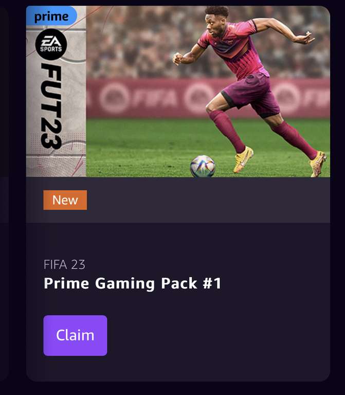 FIFA 23 Prime Pack 1 @ Amazon Prime