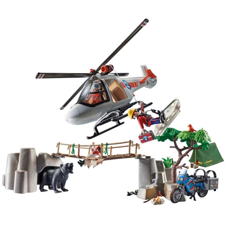PLAYMOBIL City Action Canyon Copter Rescue - 70663