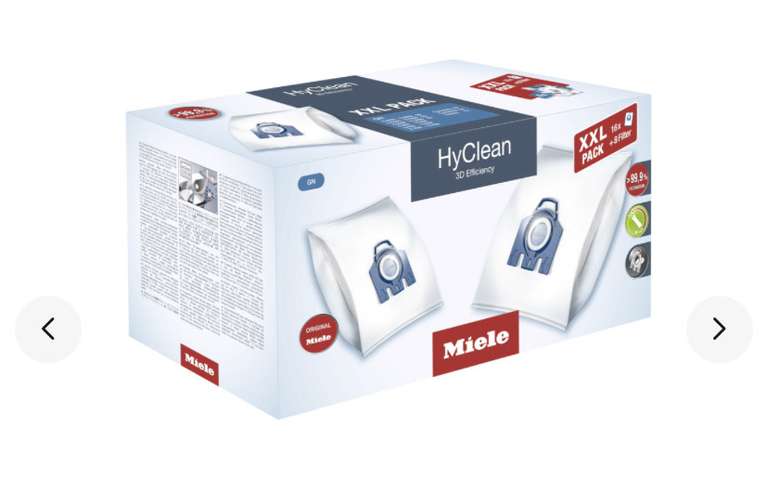 XXL-pack HyClean 3D Efficiency GN 16 stofzuigerzakken HyClean GN