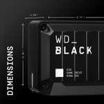 WD_BLACK D30 Game Drive SSD 1TB Max. 900MB/s PS5, Xbox Series X|S