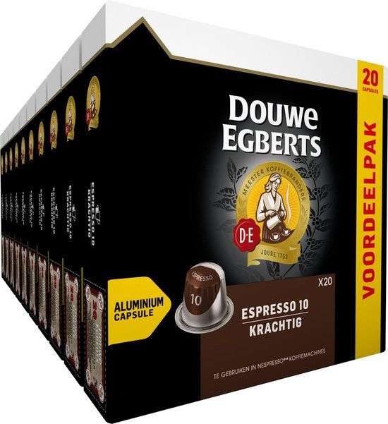 200 Douwe Egberts Nespresso Cups (0,15 ct per cup)
