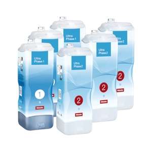 Miele Set UltraPhase 1 & 2 (6 flacons) wasmiddel (halfjaarpakket) bij CoolBlue